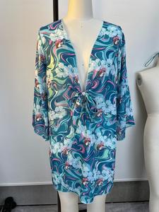 s220457 Blue fringle cover up