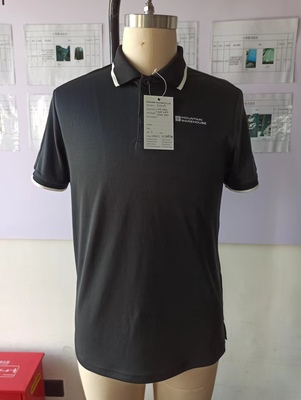 S220266-Golf Isocool Tipped Pique Isocool Polo