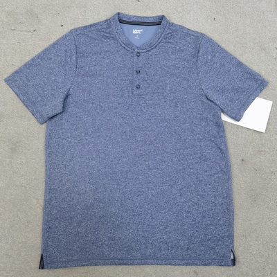 S250014 Men's Henley Neck Top