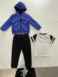 S230374-Boy's Hooded jacket , shirts and pants