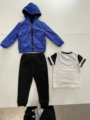 S230374-Boy's Hooded jacket , shirts and pants