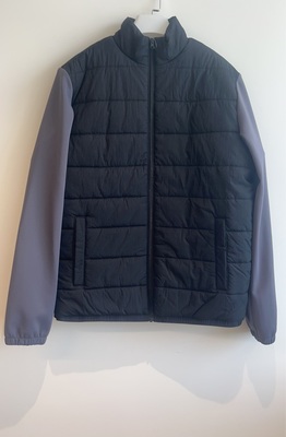 S250699 Men's patchwork padded jacket