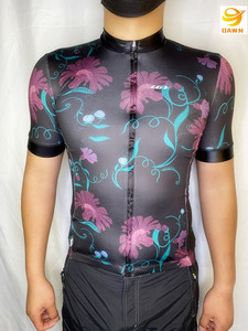 DN-C1028-1 men's sublimated fabric color cycling shirts