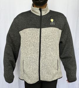 DN-O3013 Men`s knit fleece jacket